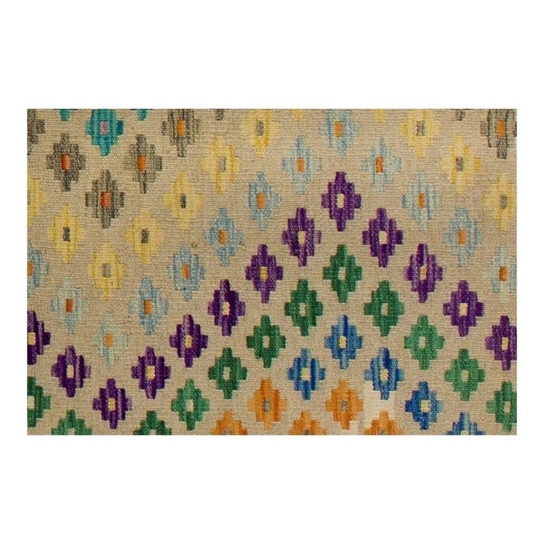 Alfombra Kilim Moderno 196 x 302 cm - Hecho a Mano-1