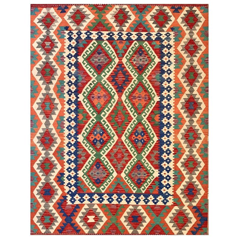 Alfombras Kilim Vegi 155 x 202 cm - Hecha a Mano-0