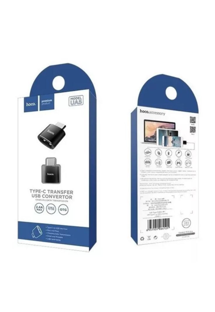 Adaptador Usb a Tipo C HOCO Ua5-3