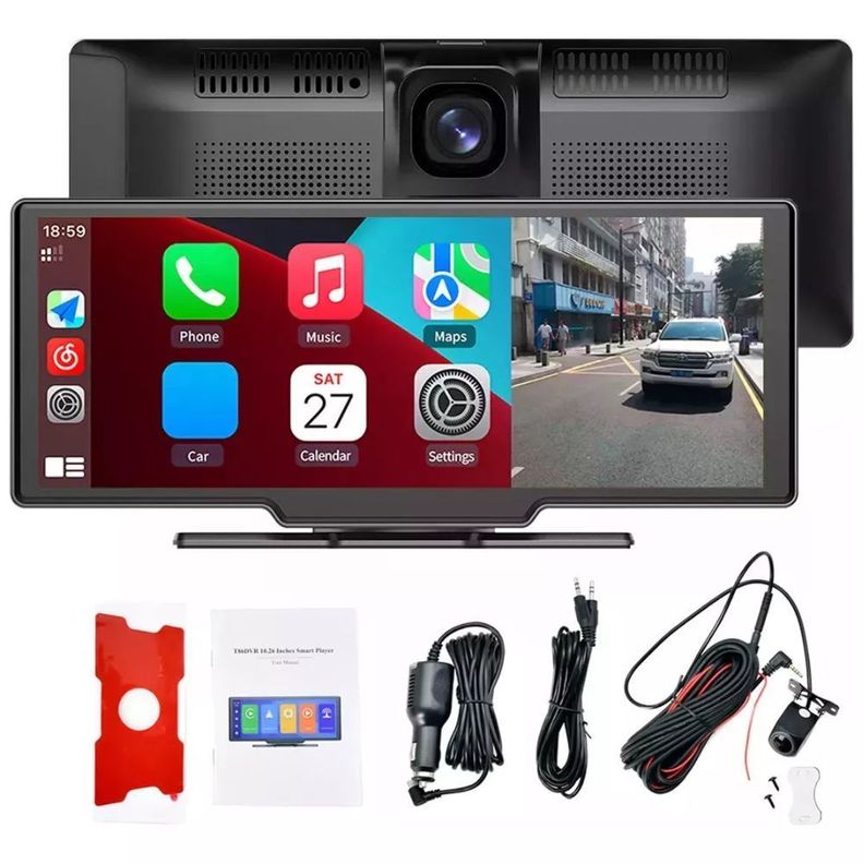 Pantalla Para El Auto Camara 10.26 Car Play Y Android Auto-0