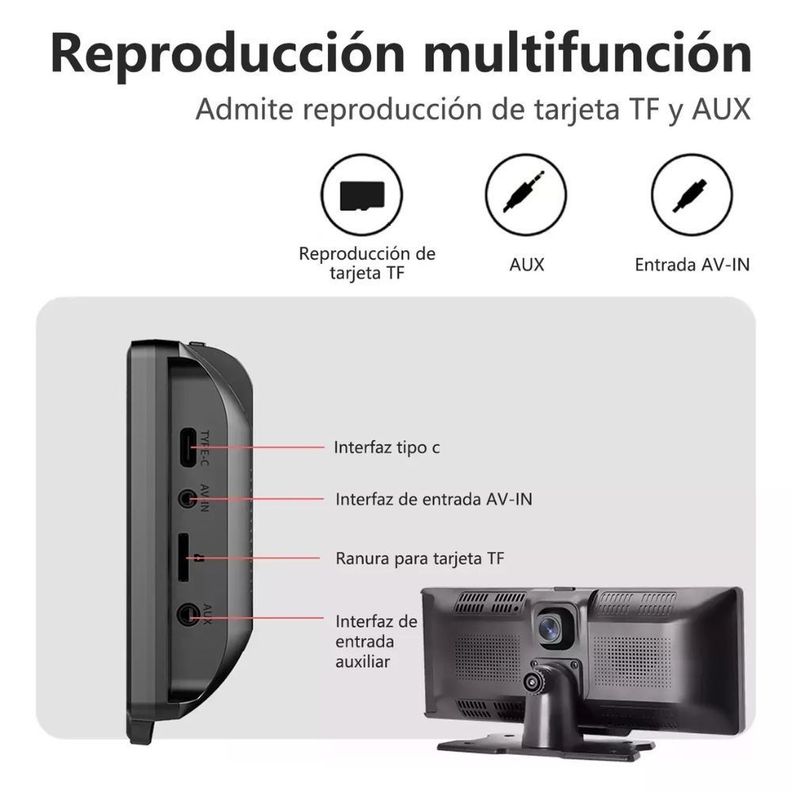 Pantalla Para El Auto Camara 10.26 Car Play Y Android Auto-1