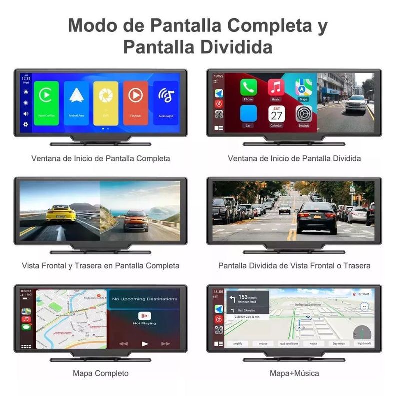 Pantalla Para El Auto Camara 10.26 Car Play Y Android Auto-4
