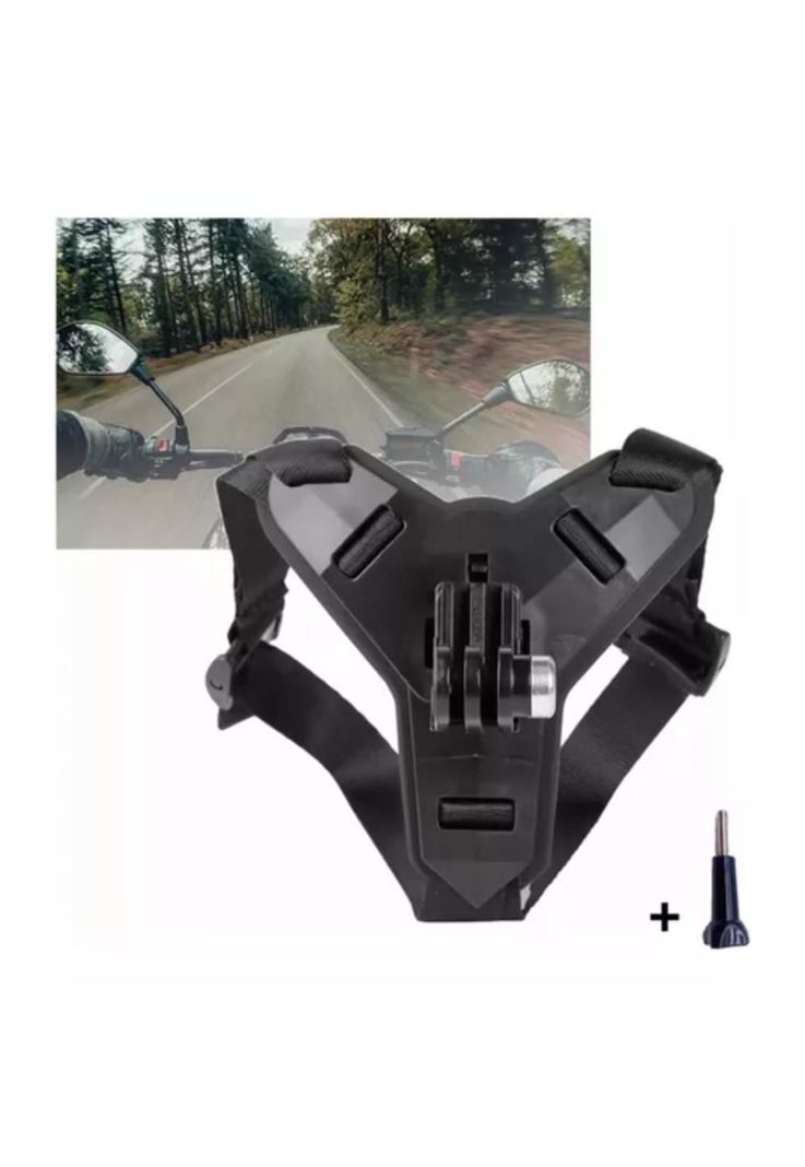 Montura De Casco Gopro Hero 10/9/8/7/6/5/4/3 Para Moto-1