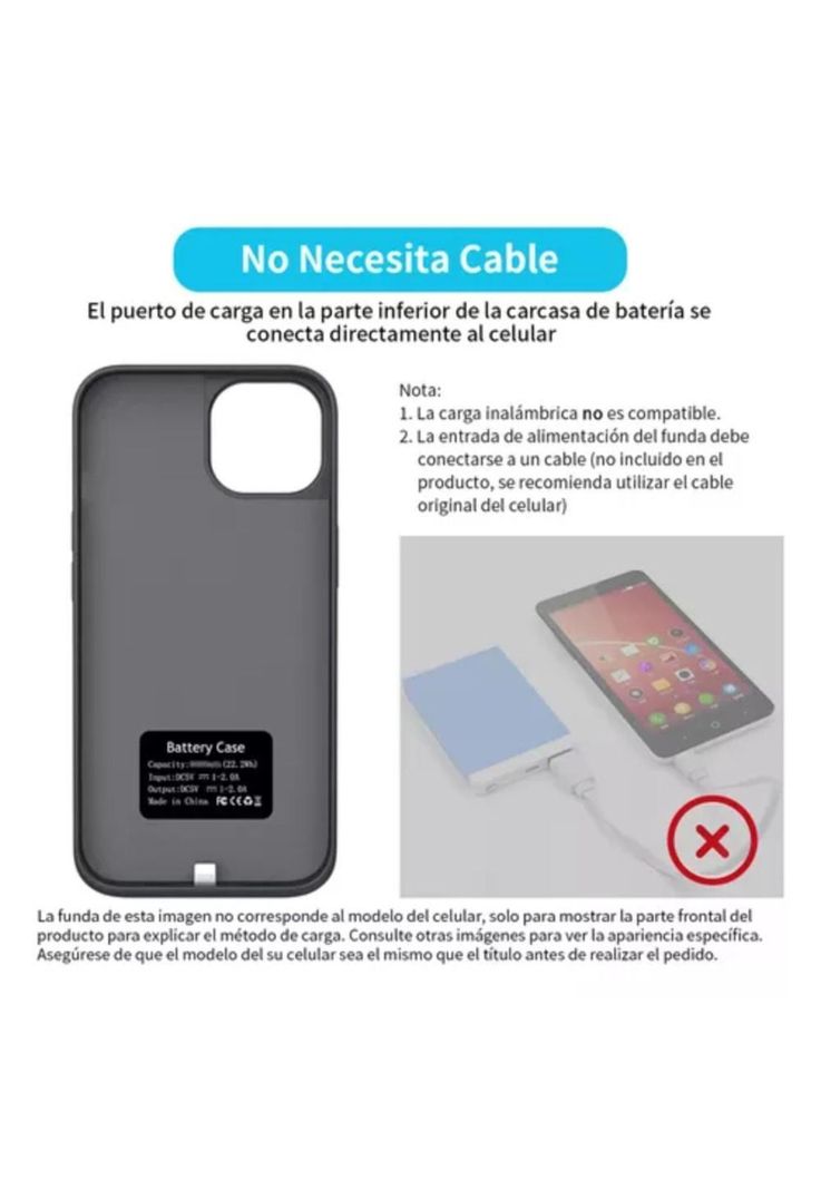 Carcasa Cargador Batería Para Samsung Note 10 ,5000mah-4
