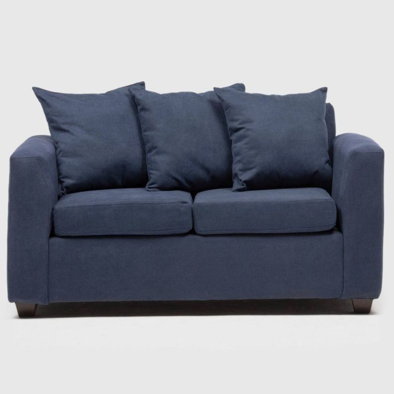 Sofa Viena 2 Cuerpos Azul