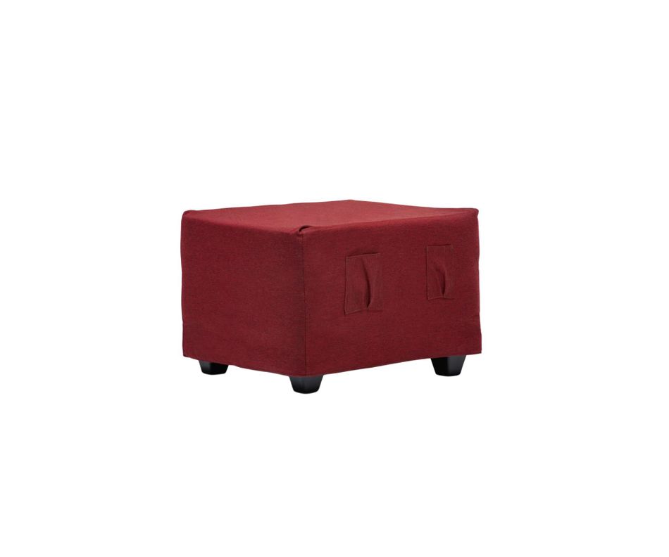 Puff Cama Sorrento Burdeo-0