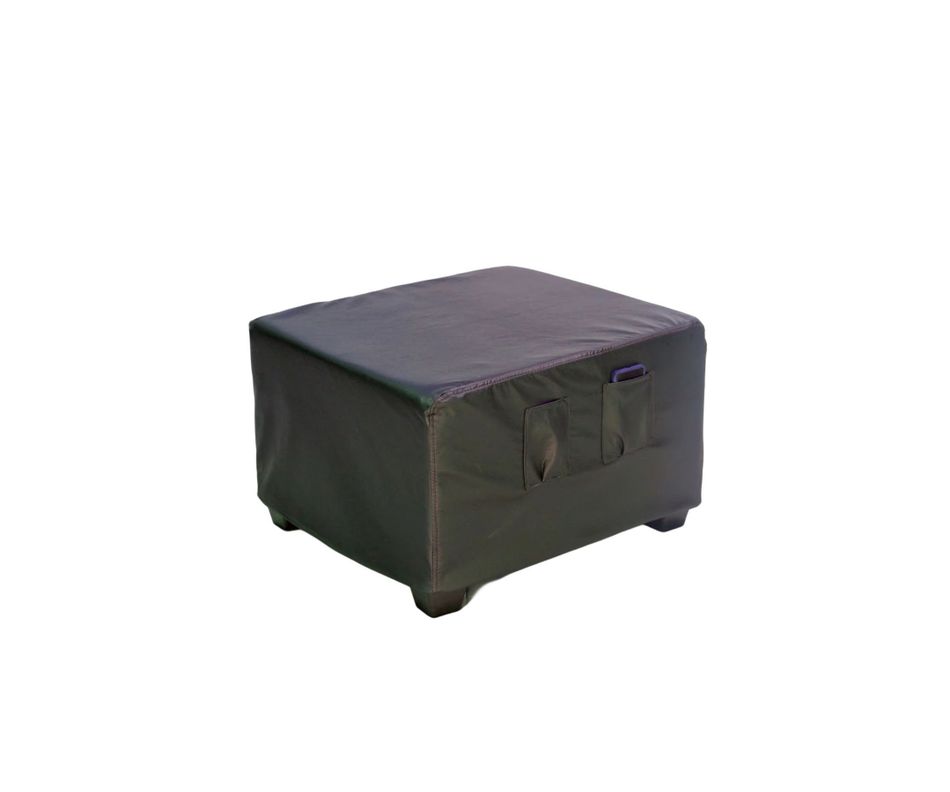 Puff Cama Sorrento Pu Negro