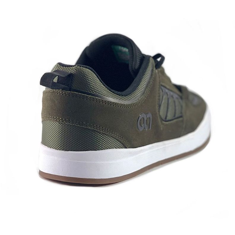 Zapatilla Urbana-Skate Cuero Olive Hombre Anthology-1