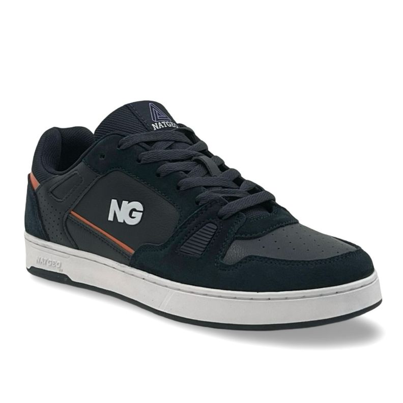 Zapatilla Urbana Cuero Navy Hombre Nat Geo-3