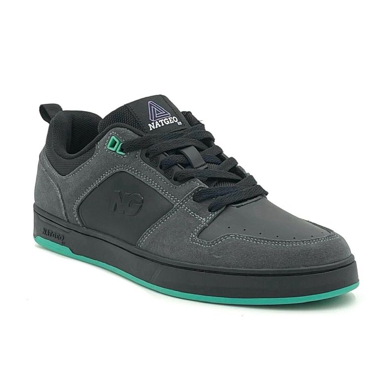 Zapatilla Urbana-Skate Cuero Hombre NatGeo-3