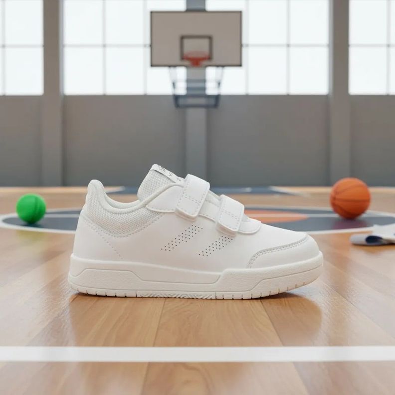 Zapatilla Blanca Escolar Unisex Verazzi