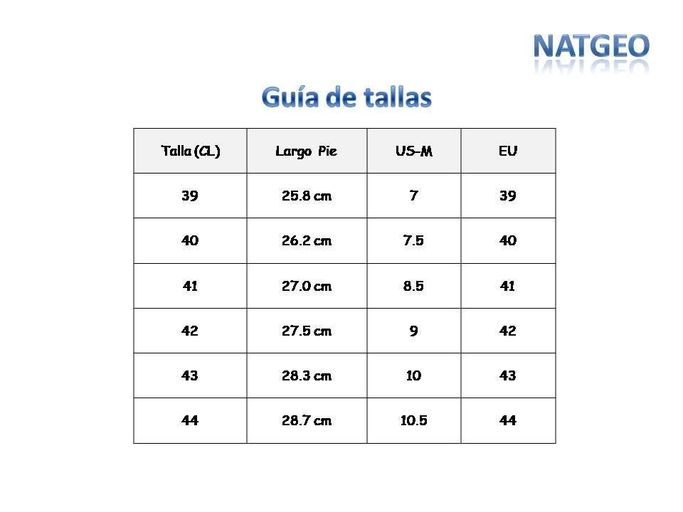 Zapatilla Escolar Juvenil 100% Cuero (39 a 44) Nat Geo-6