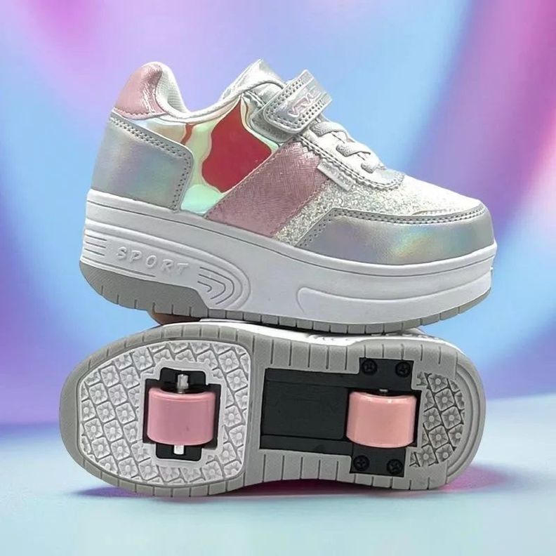 Zapatillas con 2 Ruedas Niñas