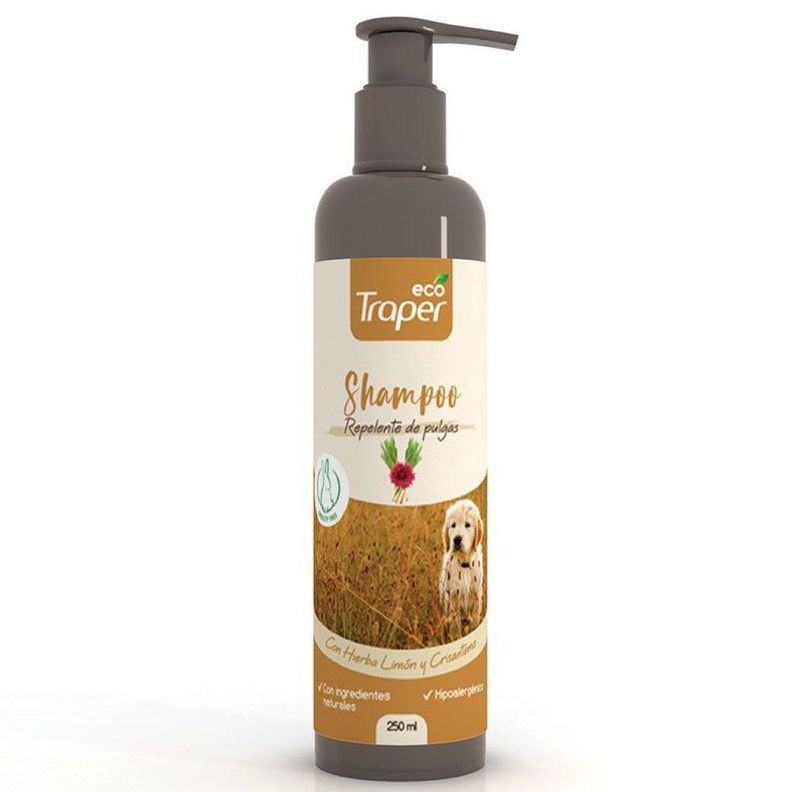 Eco Traper Shampoo Repelente De Pulgas Para Perros 250ml-0