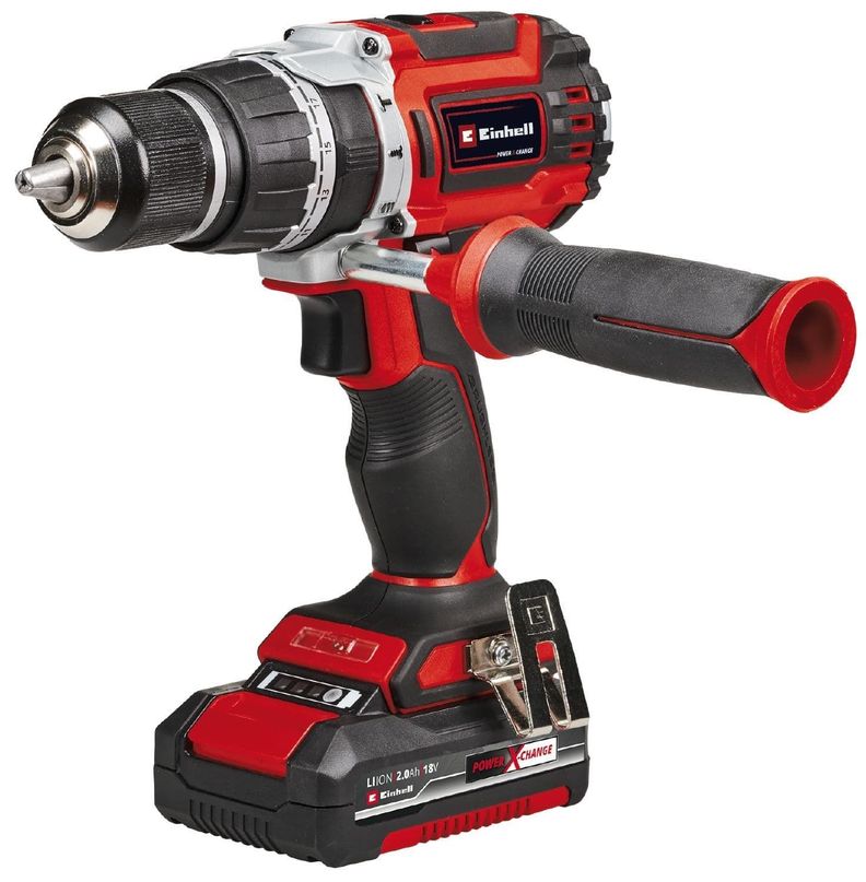 Taladro Percutor Inalám. Brushless 18V 2 Baterías Einhell-1