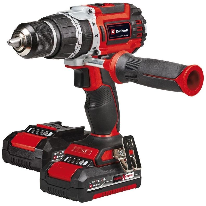 Taladro Percutor Inalám. Brushless 18V 2 Baterías Einhell-0
