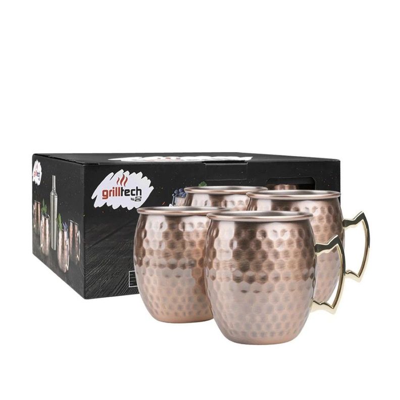 Mug copper 600ml 4un Grilltech-0