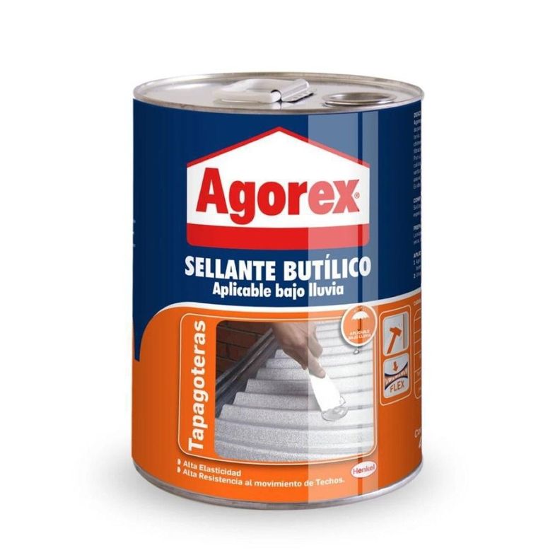 Agorex Tapagoteras Sellante Butílico 900grs.-0