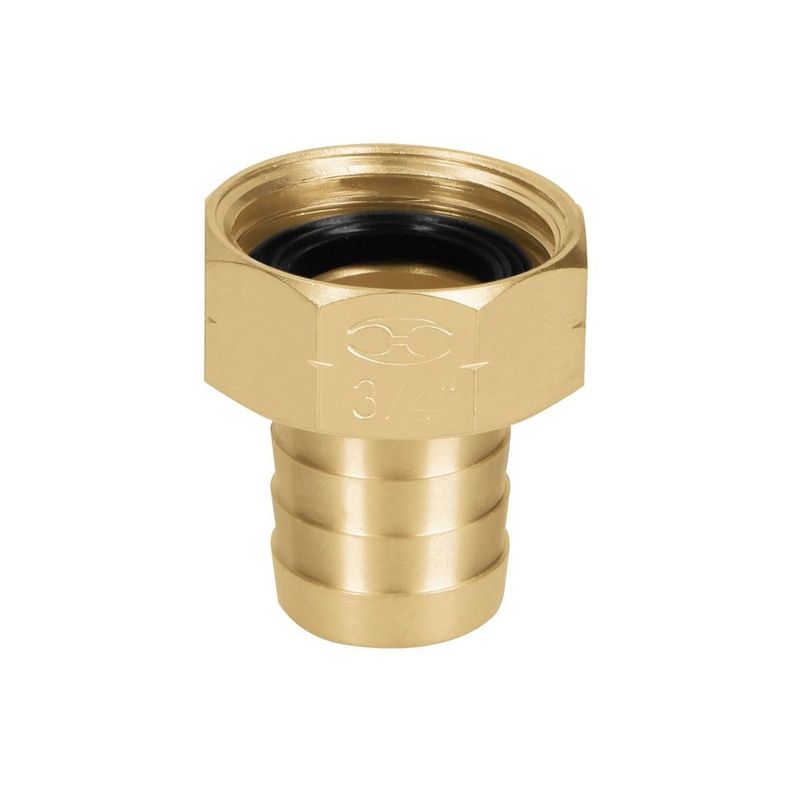 Conector de riego con espiga 3/4" HI Rosca 3/4" Truper-0