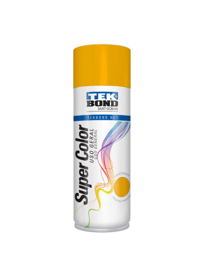 Pintura Spray 400ml Uso General Naranja - TEKBond-0