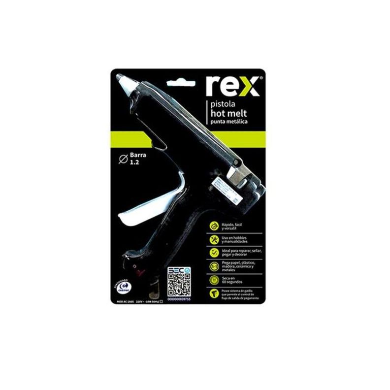 Pistola Para Silicona 12mm Rex-0