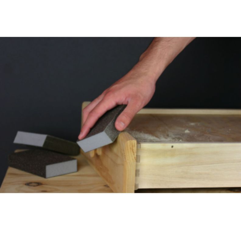 Esponja abrasiva flexible Grano Medio 3un - Gator-1