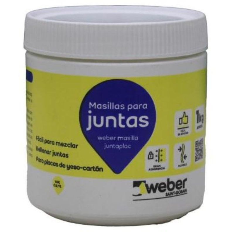 Weber Masilla Para Juntas (juntaplac) 1kg-0