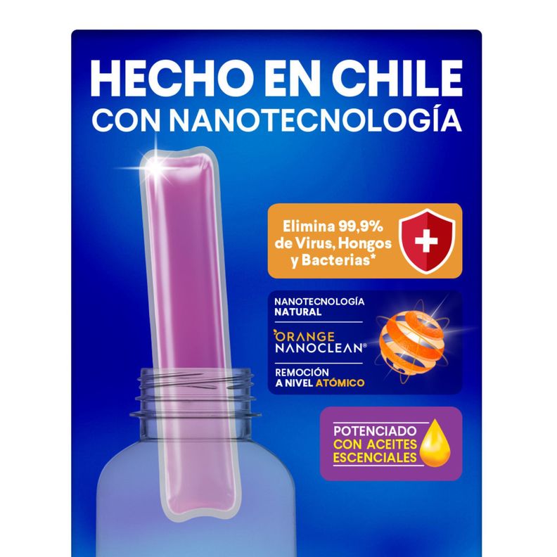 Limpiador multiusos Recarga Lavanda Rinde 600ml - Deysa Nanolife-3