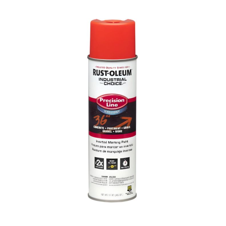 Pintura para demarcación invertida 1800 482grs Rojo / Naranja - Rust Oleum-0