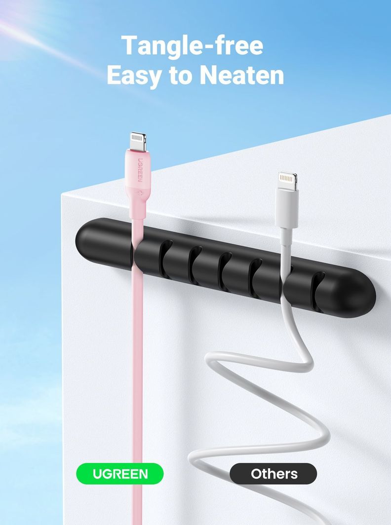 Cable USB-C iPhone 1mt Certificado Rosado Ugreen-2