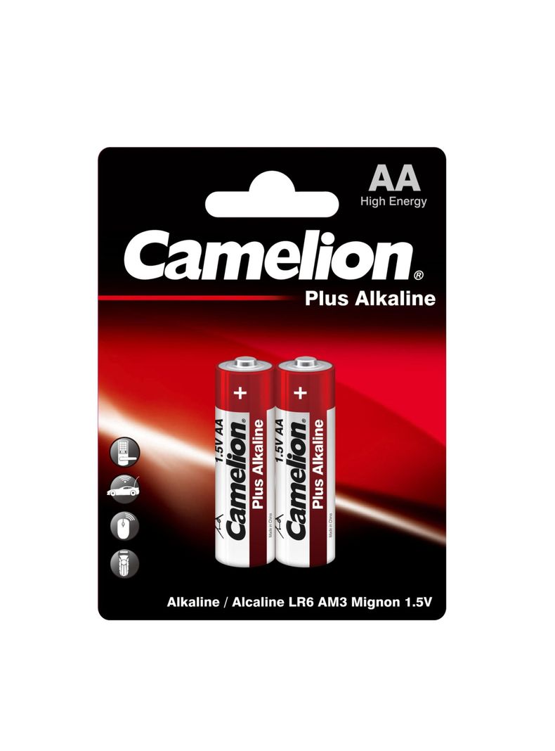 Pilas Alcalinas Plus AA 2un - Camelion-0