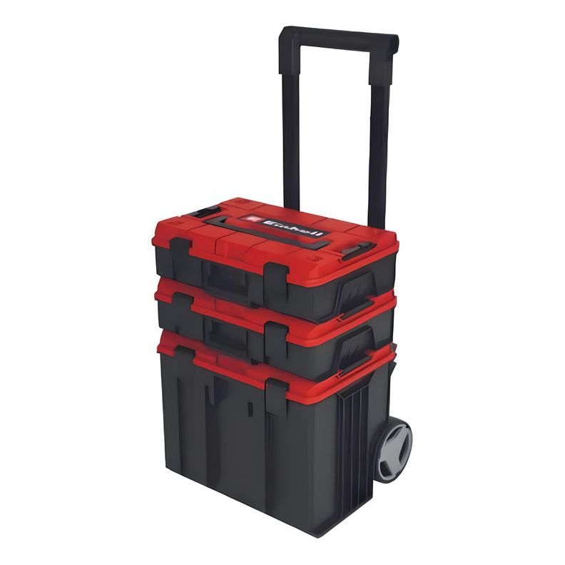 Caja de Herramientas con ruedas E-Case L + 2xS - Einhell-0