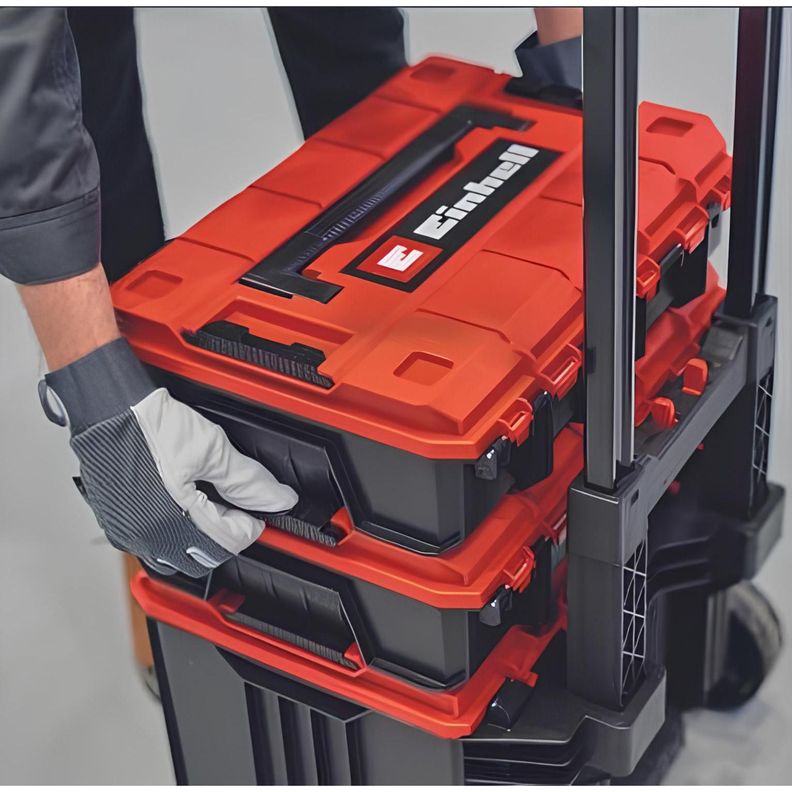 Caja de Herramientas con ruedas E-Case L + 2xS - Einhell-2