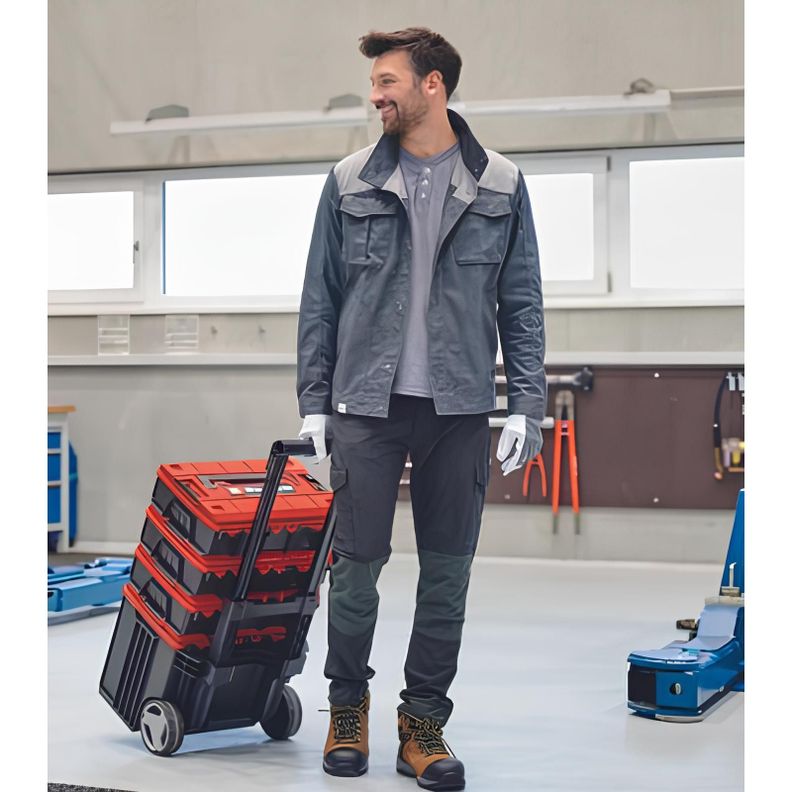 Caja de Herramientas con ruedas E-Case L + 2xS - Einhell-4