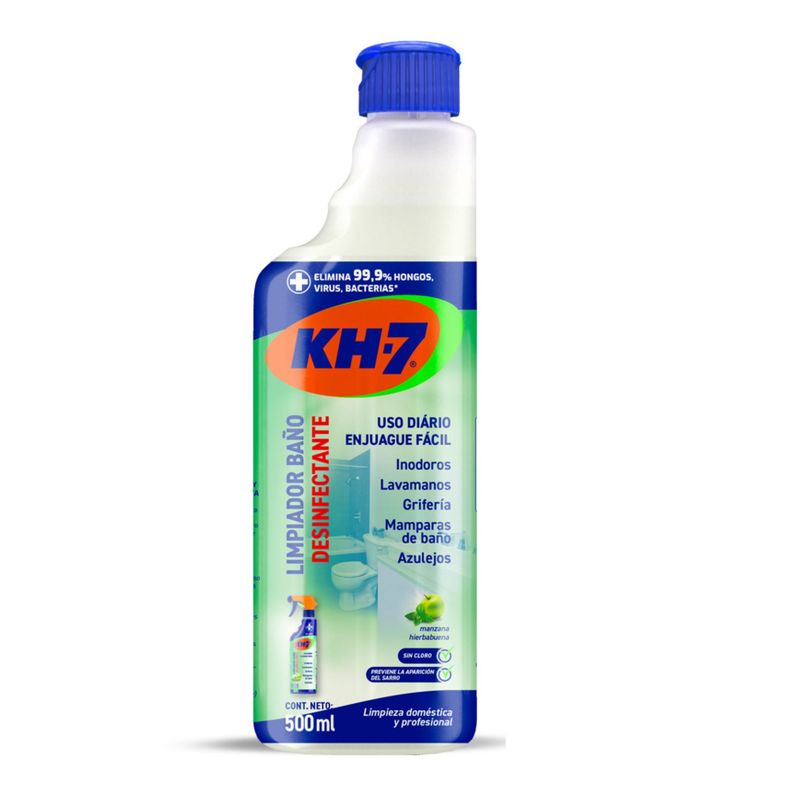 Botella Recarga Limpiador de baños desinfectante 500ml - KH-7-0