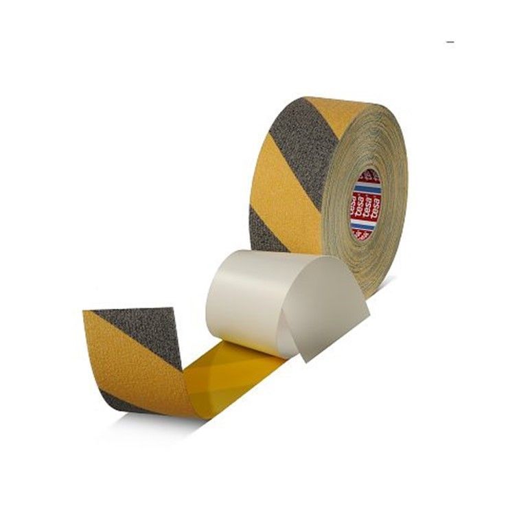 Cinta Antideslizante 50mm X 5 Mts Amarillo/negro Tesa-1