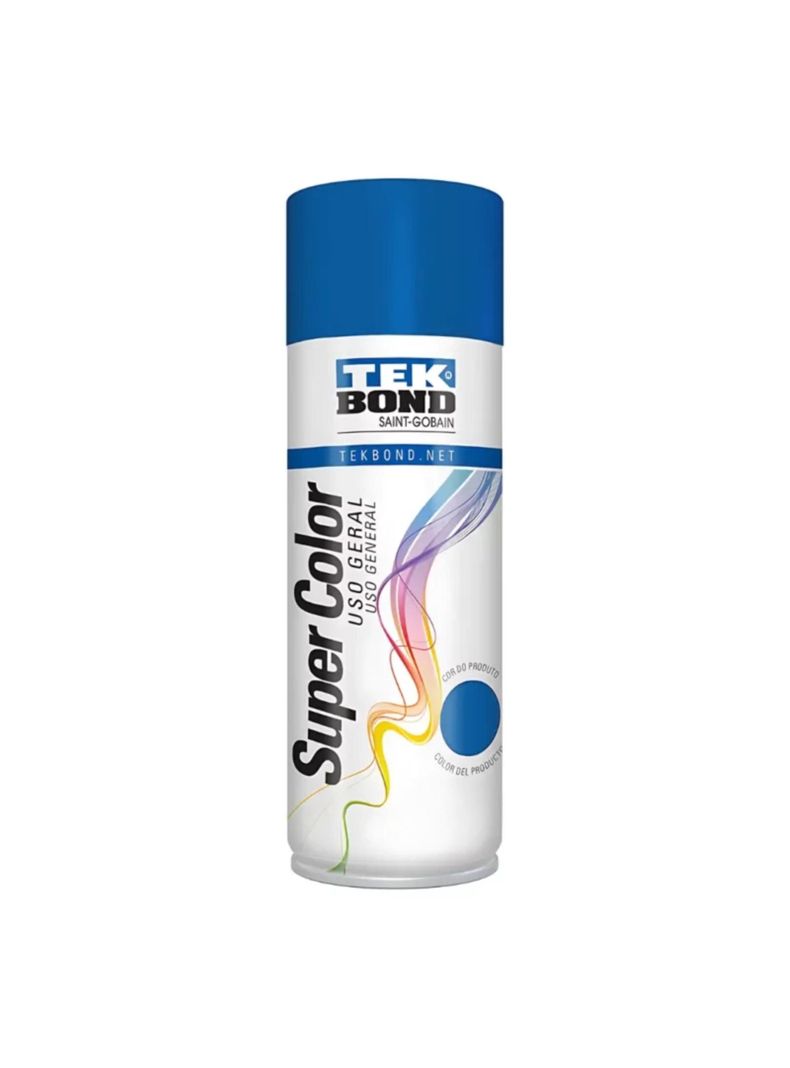 Pintura Spray 400ml Uso General Azul - TEKBond-0