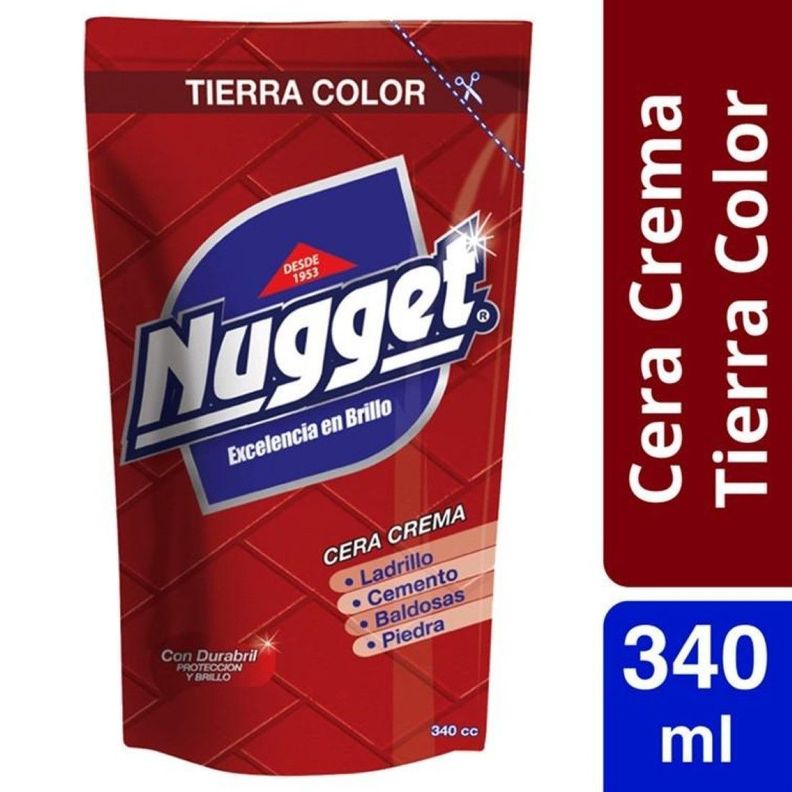 Cera Para Pisos En Crema Doypack 340ml Tierra Nugget-0
