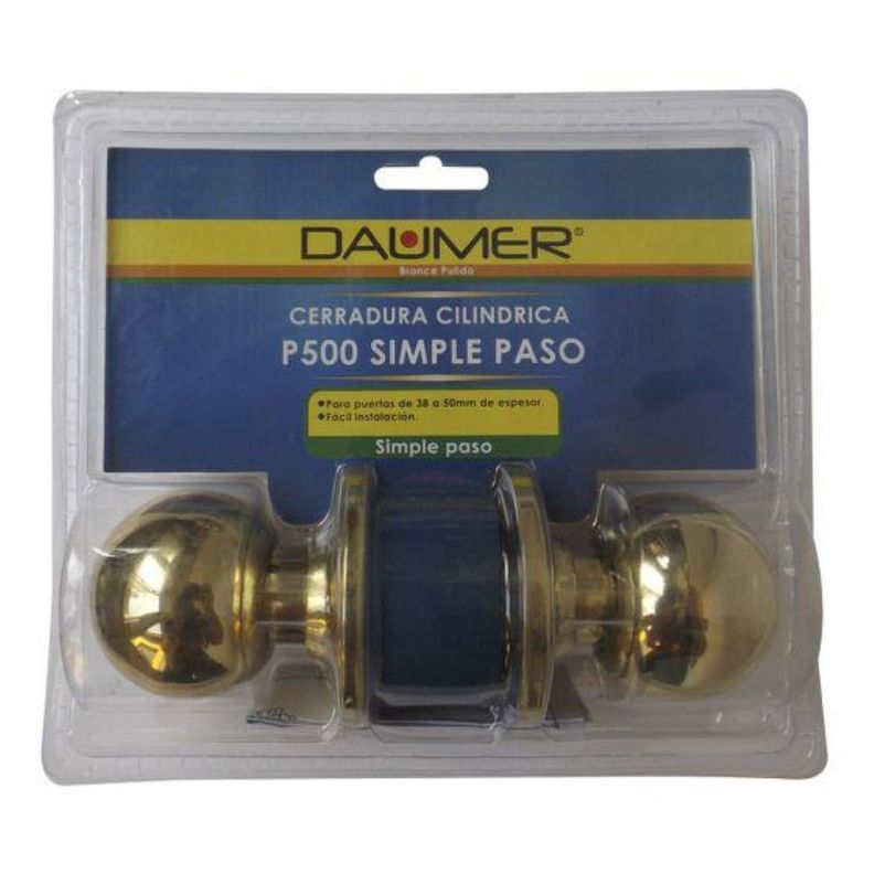 Cerradura Paso Simple P500 Bronce Lioi-0