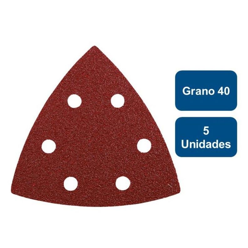 Pack De Lijas Para Herramienta Multiuso Grano 40 5un. Kwb-0