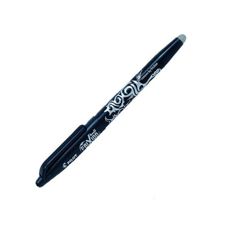 Lápiz Gel Frixion Ball Punta Media 0.7mm Negro Pilot-0