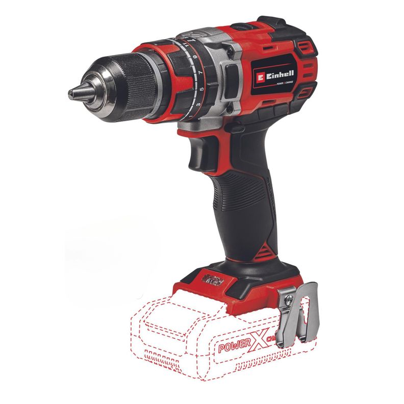 Taladro Percutor Inalámbrico Brushless 18V Expert Sin Batería PXC TE-CD 18/50 Li-i BL Solo - Einhell-0