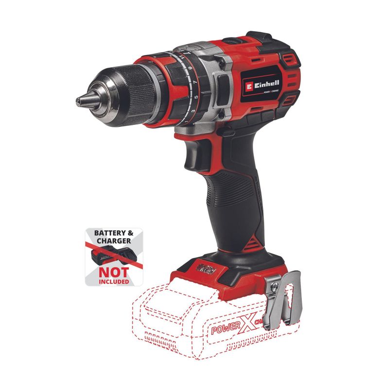 Taladro Percutor Inalámbrico Brushless 18V Expert Sin Batería PXC TE-CD 18/50 Li-i BL Solo - Einhell-1