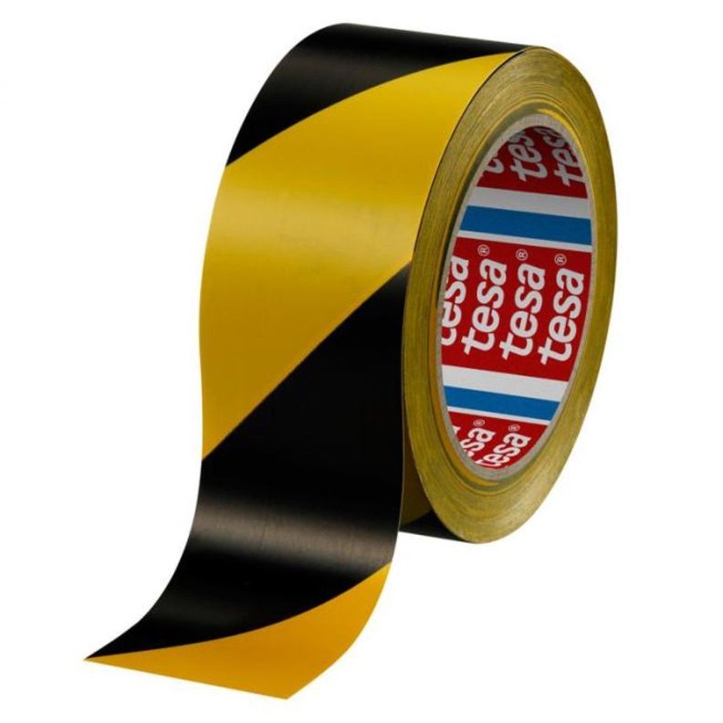 Tesa Cinta Delimitadora 50mm X 33mts Amarilla / Negra-0