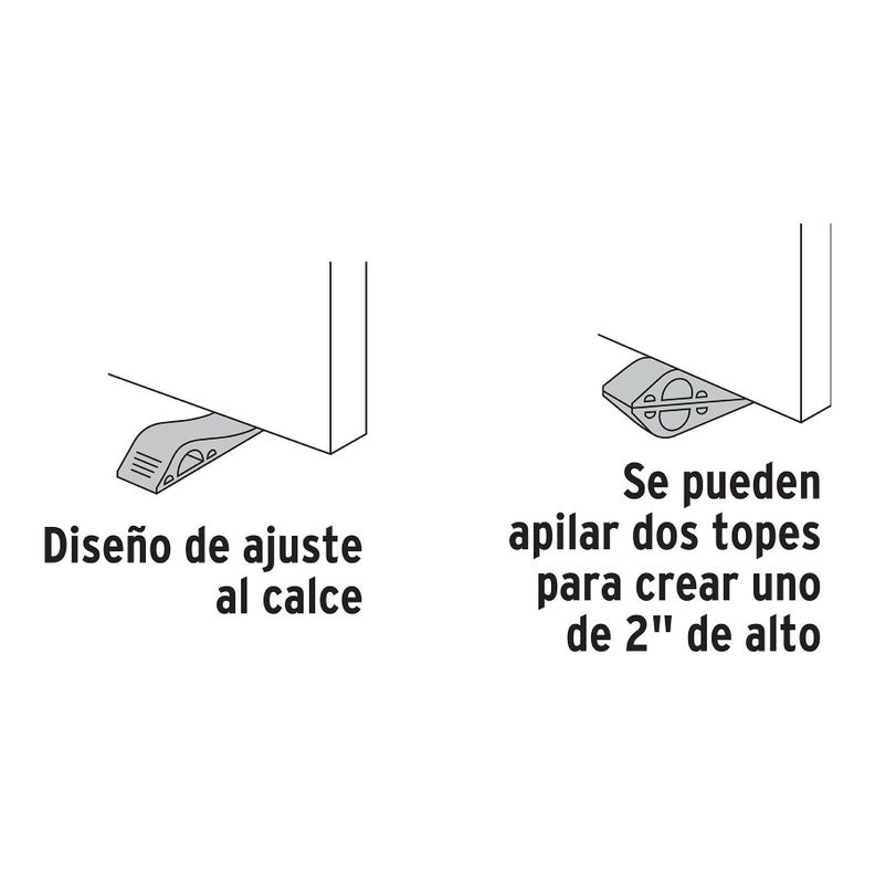 Tope de goma para puerta 1un. Hermex-1