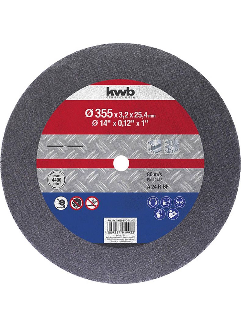 Disco para tronzadora 14" KWB-0