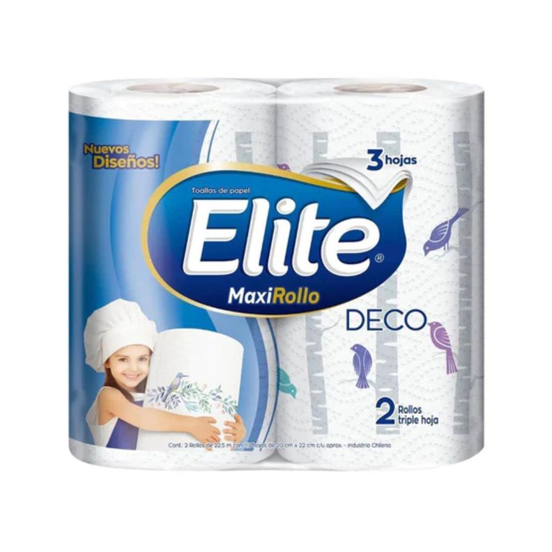 Toalla de papel para Cocina Triple Hoja 2x20mts - Elite-0