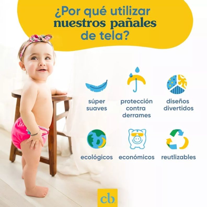 Pañales Niño reutilizables Rider 3 + 6 insertos - Charlie Banana-1