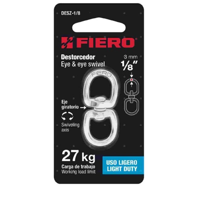 Destorcedor Para Cable 1/8  / 27kg Fiero-0