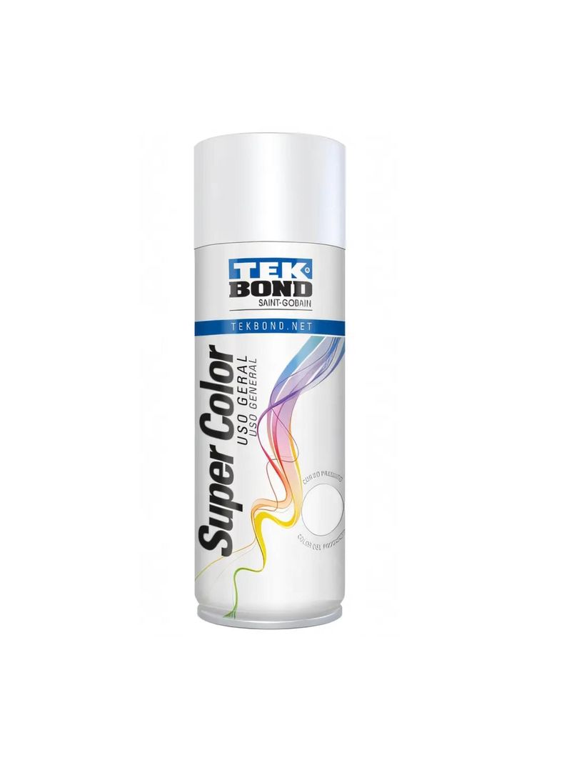 Pintura Spray 400ml Uso General Blanco Brillante - TEKBond-0